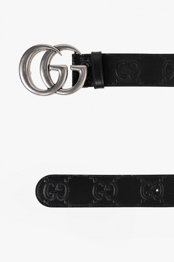 Gucci belt clearance in hand